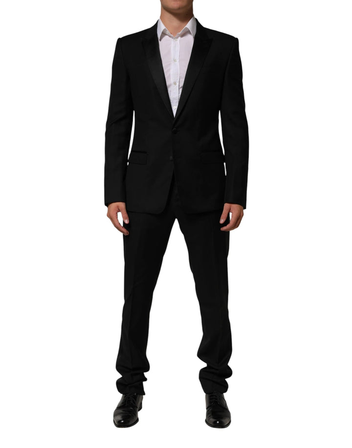 Dolce &amp; Gabbana Sample Sale Dolce &amp; Gabbana Black 2 Buttons Jacket Formal 2 Piece Suit - | Designer outlet