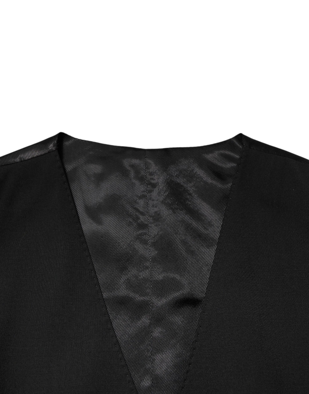 Dolce & Gabbana Black Polyester Dress Formal Waistcoat Vest by Dolce & Gabbana outlet now on sale