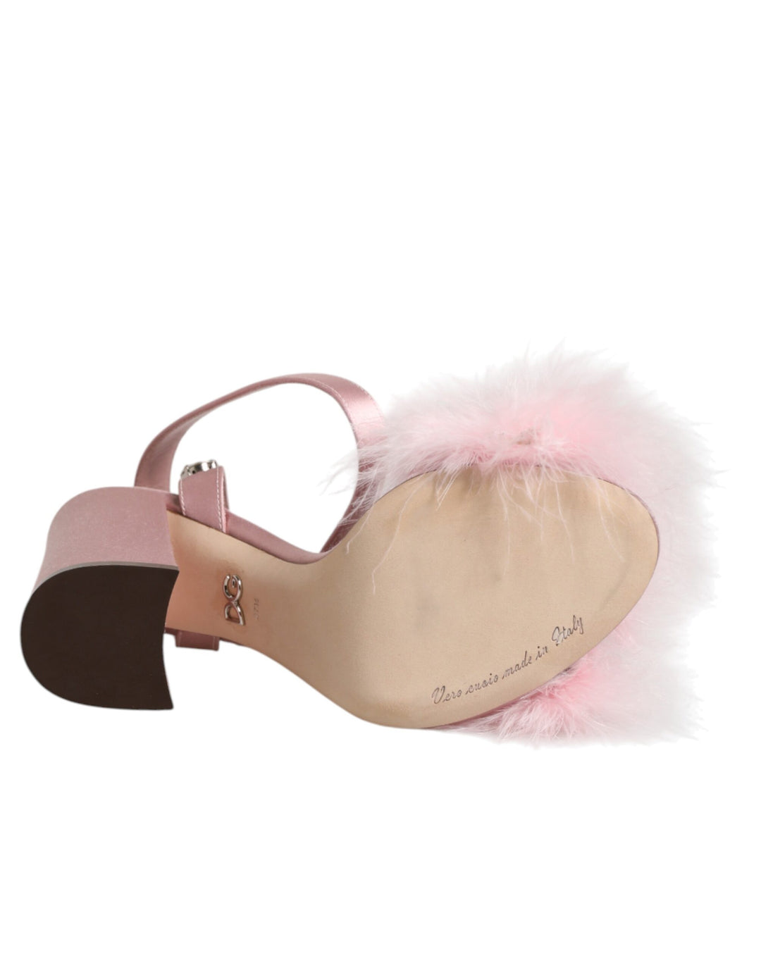 Dolce &amp; Gabbana Sample Sale Dolce &amp; Gabbana Pink Sequined Ankle Strap Sandals Shoes - | Designer outlet