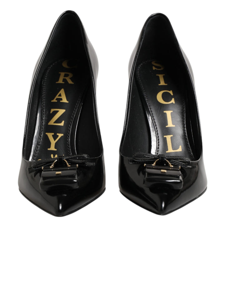 Dolce &amp; Gabbana Sample Sale Dolce &amp; Gabbana Black Bag Embellished Heels Pumps Shoes - | Designer outlet