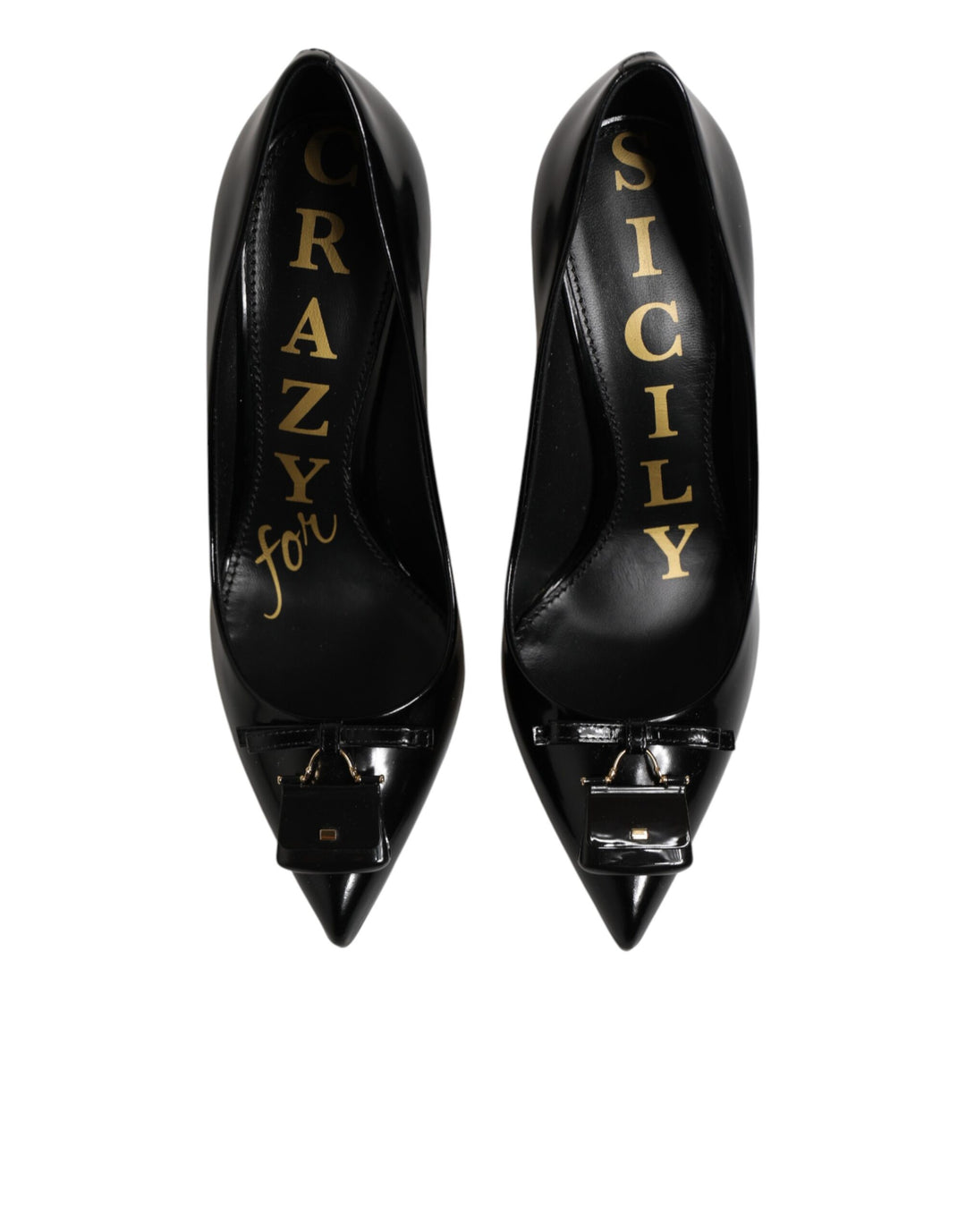 Dolce &amp; Gabbana Sample Sale Dolce &amp; Gabbana Black Bag Embellished Heels Pumps Shoes - | Designer outlet