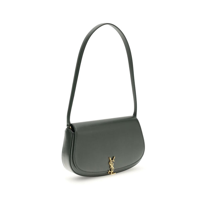Saint Laurent Green Calf Leather Bos Taurus Shoulder Bag