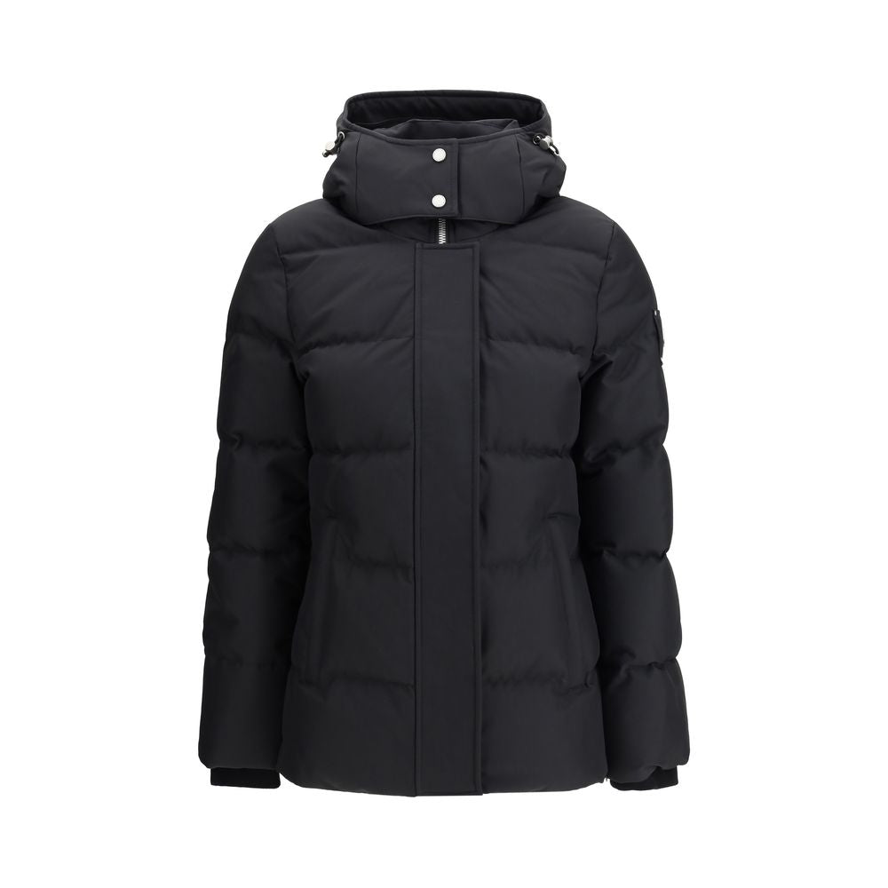 Moose Knuckles Black Recycled Polyester Coat by Moose Knuckles outlet now on sale
