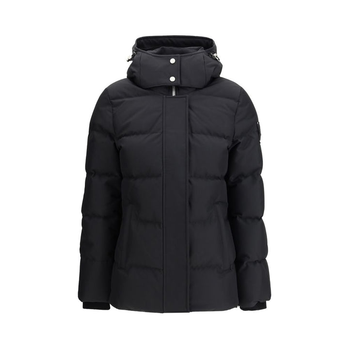 Moose Knuckles Black Recycled Polyester Coat by Moose Knuckles outlet now on sale