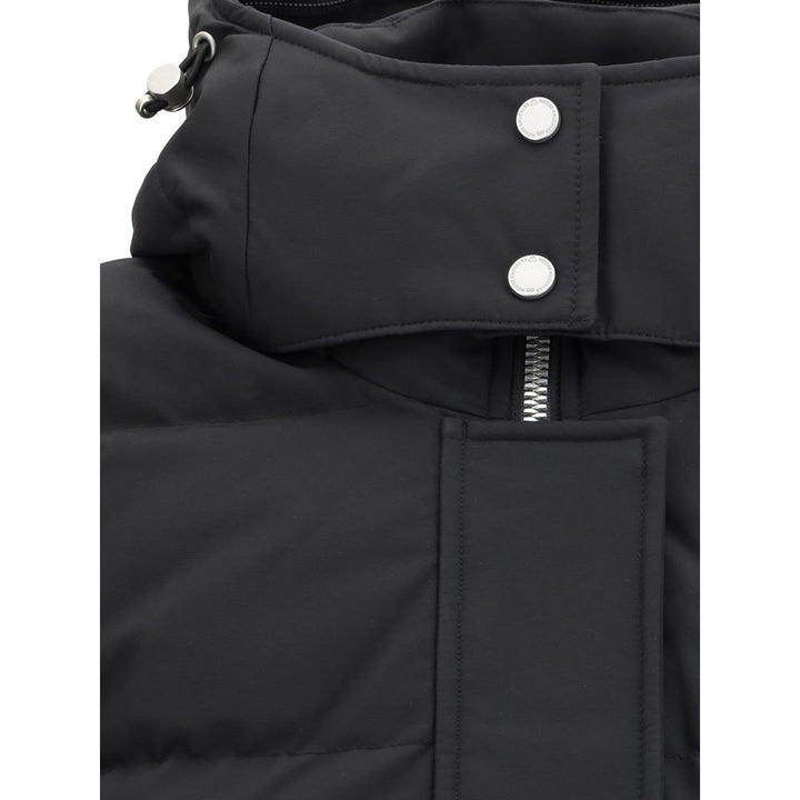Moose Knuckles Black Recycled Polyester Coat by Moose Knuckles outlet now on sale