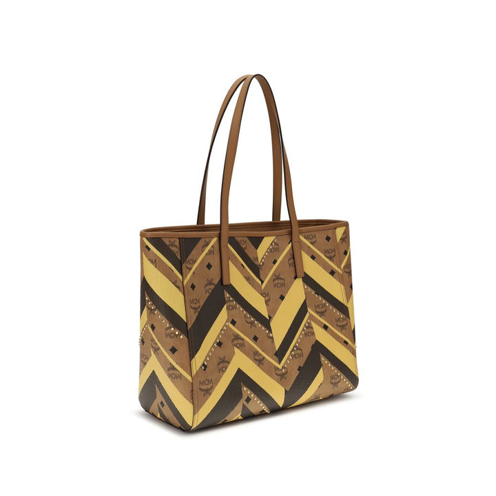 MCM Multicolor Fabric Handbag
