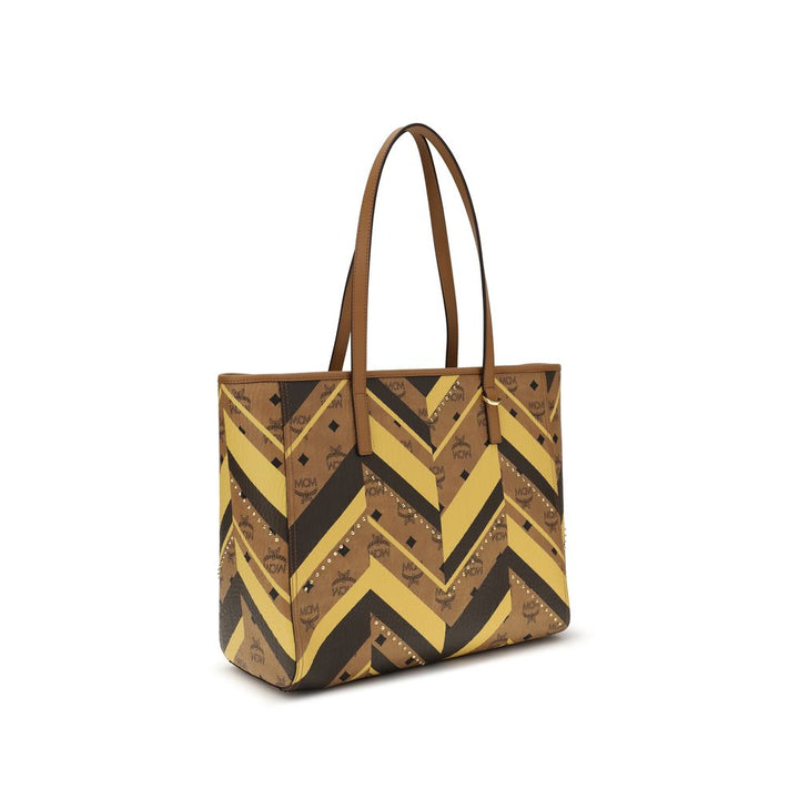 MCM Multicolor Fabric Handbag