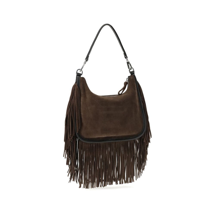 Pierre Hardy Brown Calf Leather Bos Taurus Shoulder Bag