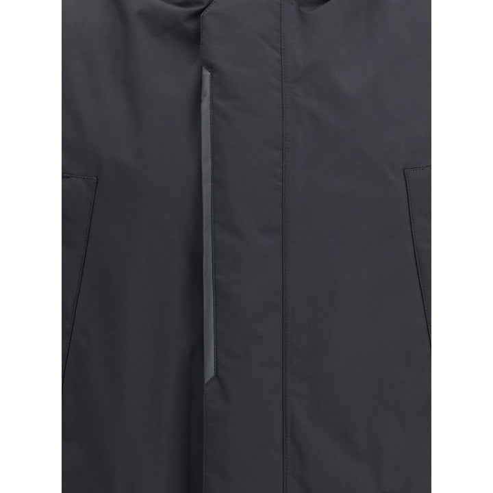 Herno Black Polyester Parka
