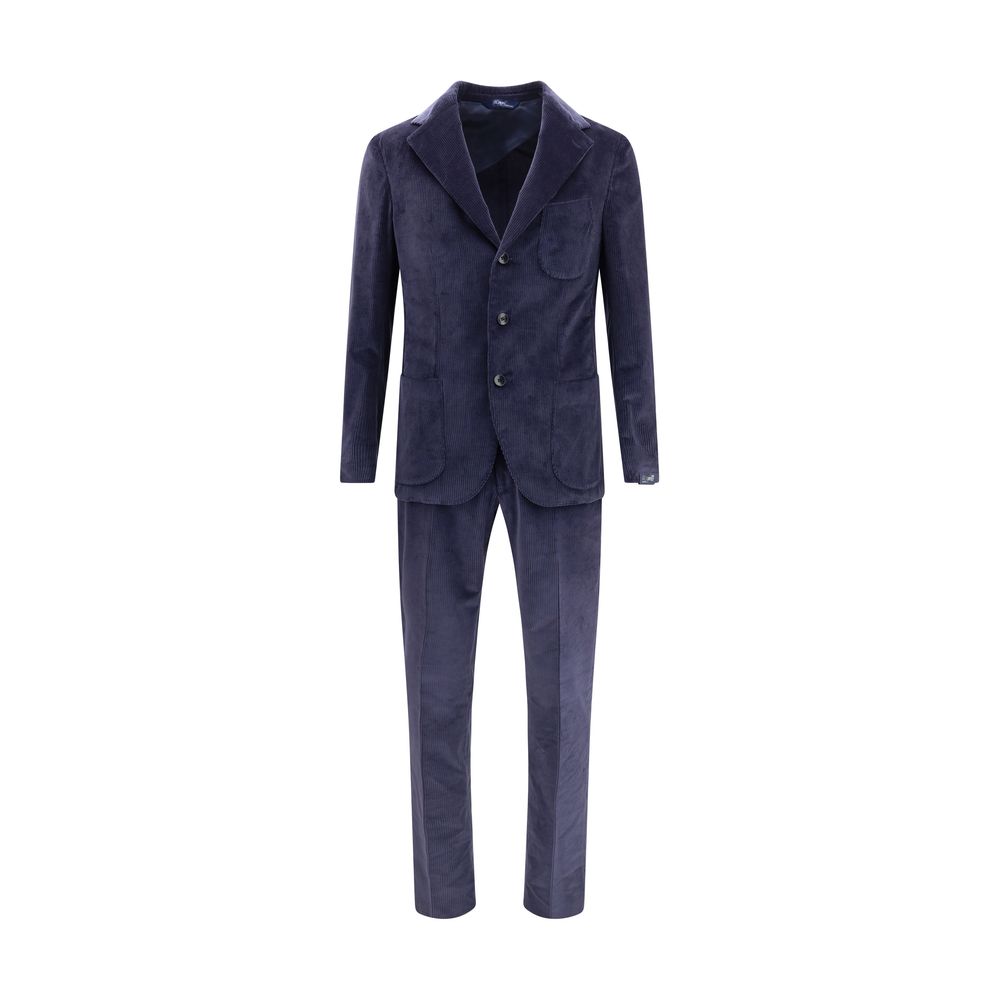Gi Capri Blue Cotton Two-Piece Suit by Gi Capri outlet now on sale