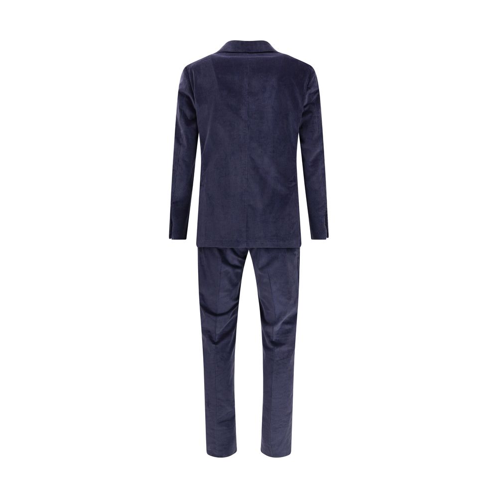 Gi Capri Blue Cotton Two-Piece Suit by Gi Capri outlet now on sale