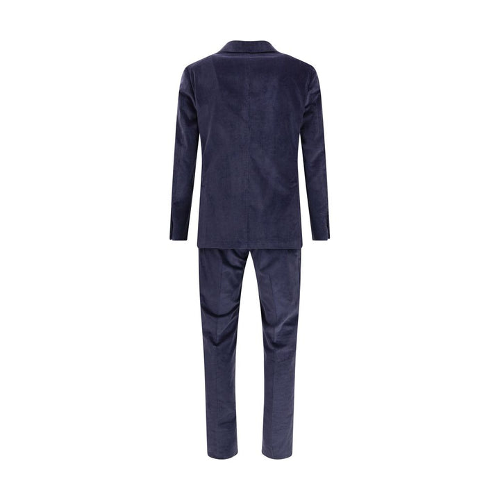 Gi Capri Blue Cotton Two-Piece Suit by Gi Capri outlet now on sale