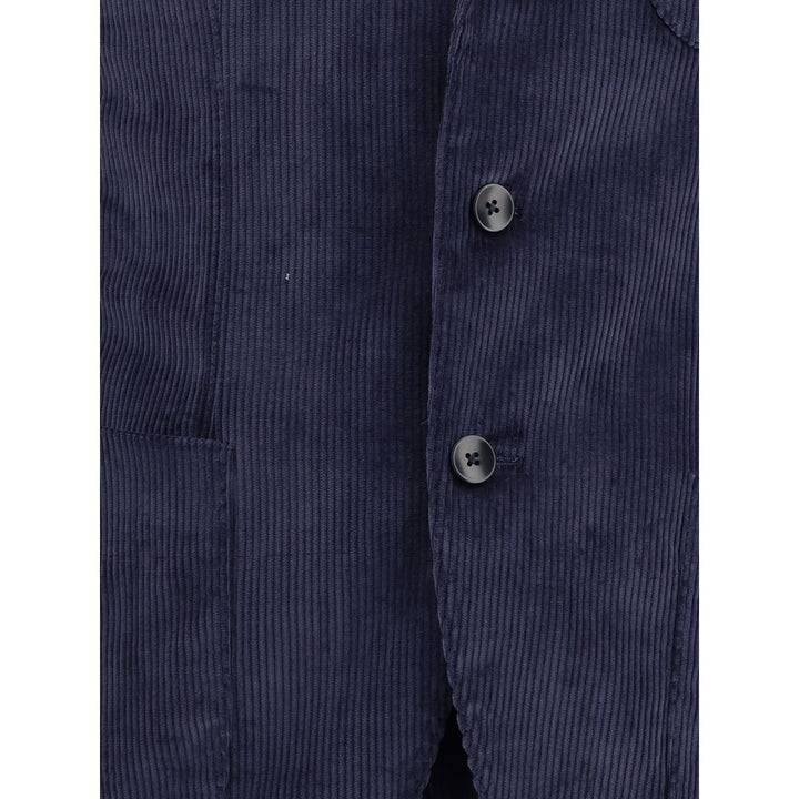 Gi Capri Blue Cotton Two-Piece Suit by Gi Capri outlet now on sale