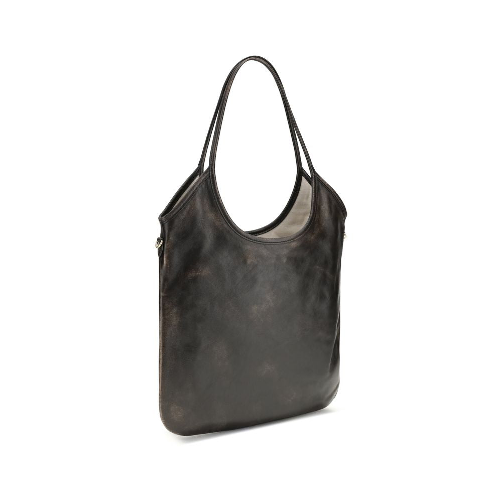 Miu Miu Brown Calf Leather Bos Taurus Shoulder Bag