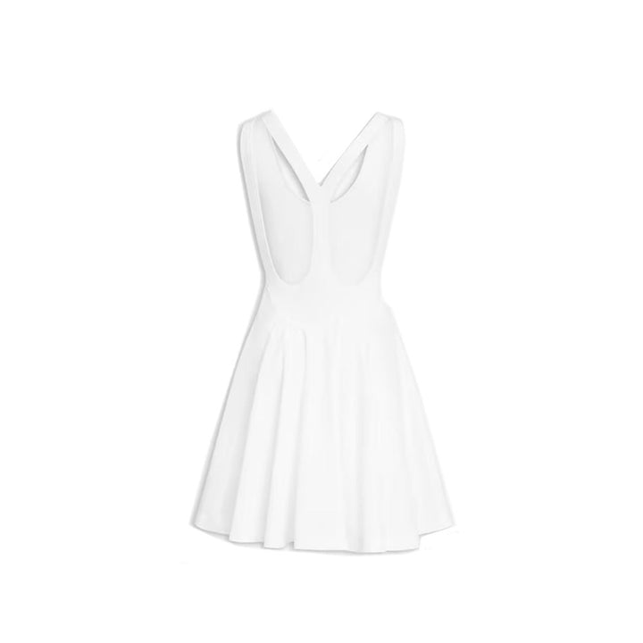 Alaïa White Cotton Casual Dress