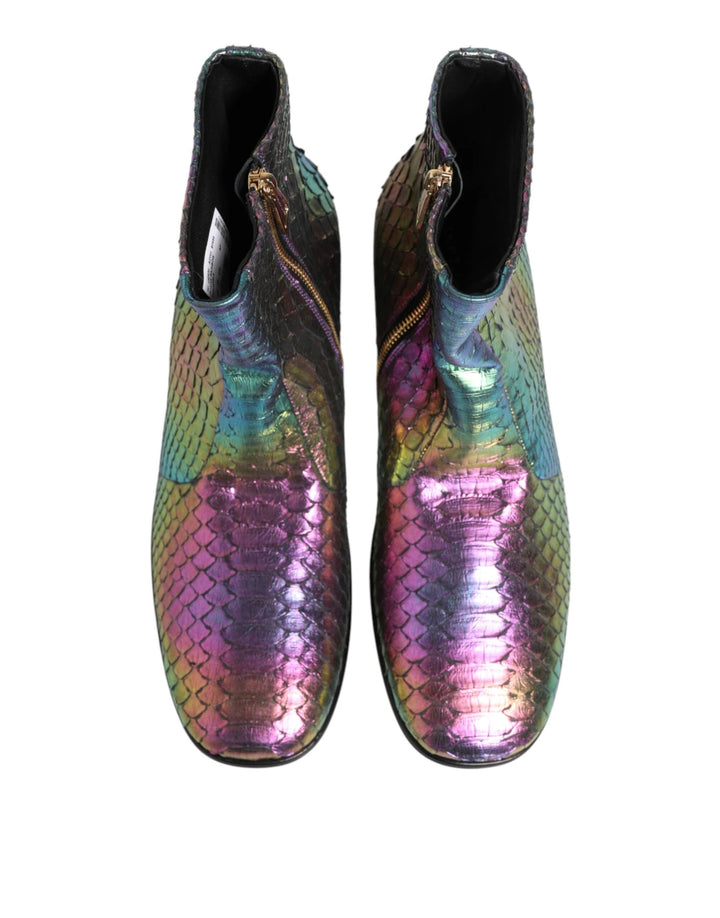 Dolce &amp; Gabbana Sample Sale Dolce &amp; Gabbana Multicolor Chelsea Short Ankle Boots Shoes - | Designer outlet