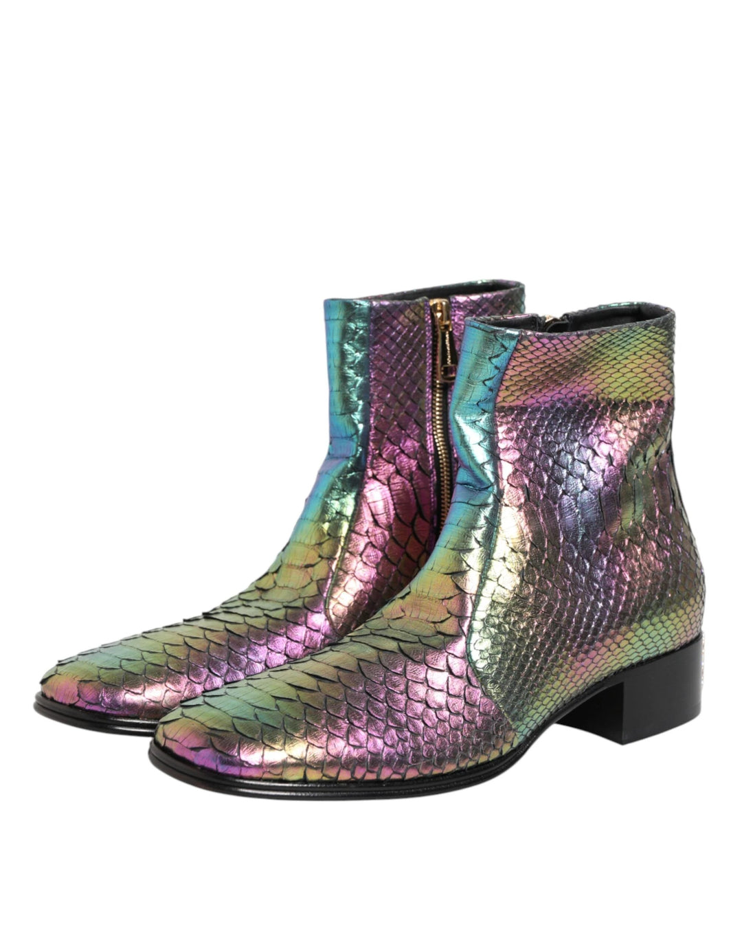 Dolce &amp; Gabbana Sample Sale Dolce &amp; Gabbana Multicolor Chelsea Short Ankle Boots Shoes - | Designer outlet