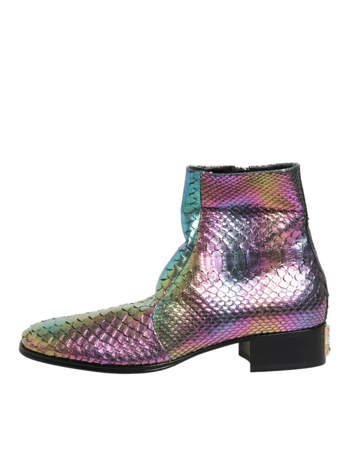 Dolce &amp; Gabbana Sample Sale Dolce &amp; Gabbana Multicolor Chelsea Short Ankle Boots Shoes - | Designer outlet