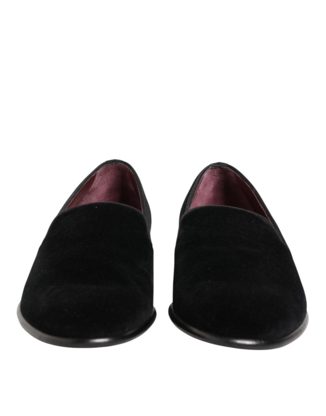 Dolce & Gabbana Black Leather Suede Slip On Loafer Dress Shoes by Dolce & Gabbana outlet now on sale