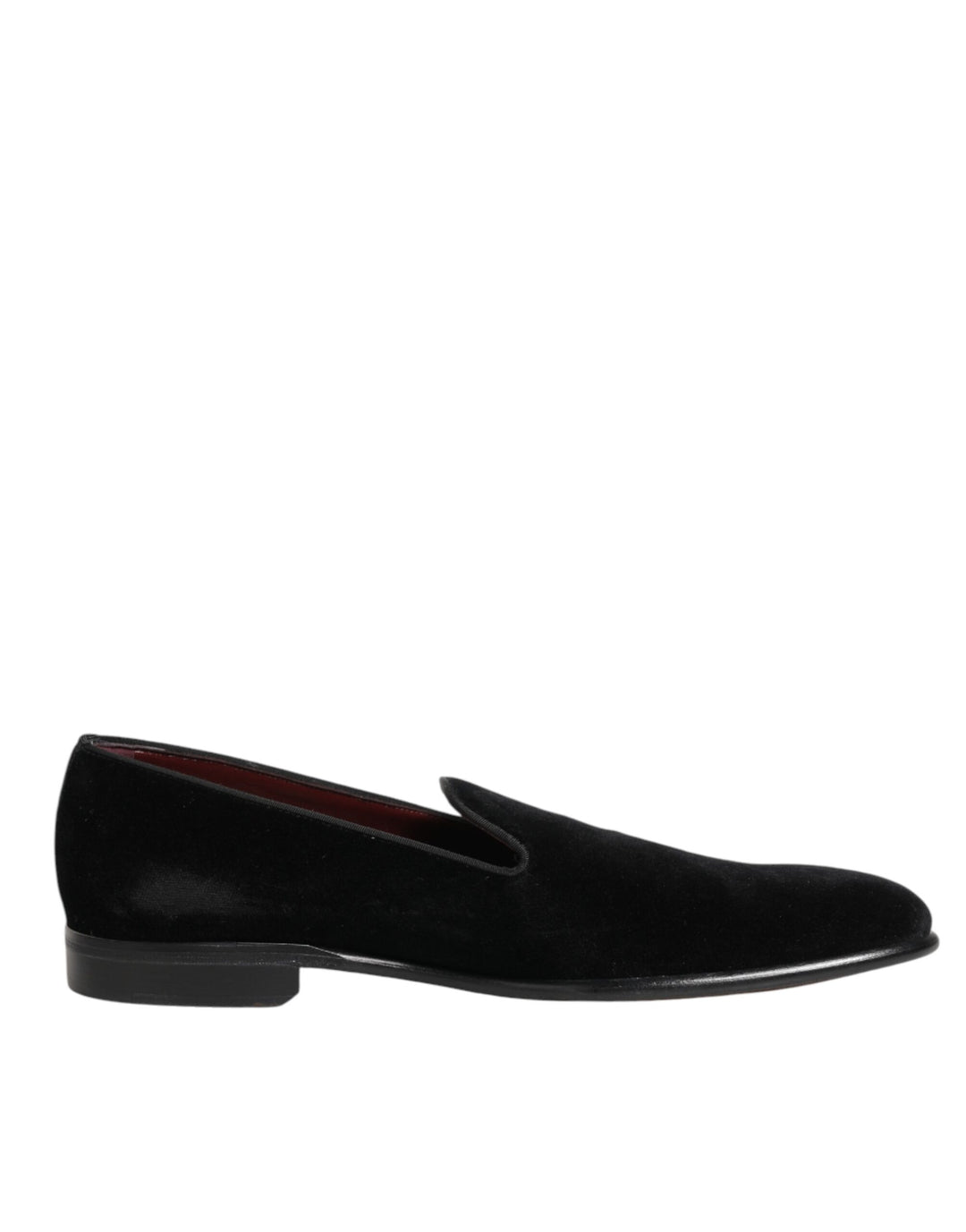 Dolce & Gabbana Black Leather Suede Slip On Loafer Dress Shoes by Dolce & Gabbana outlet now on sale