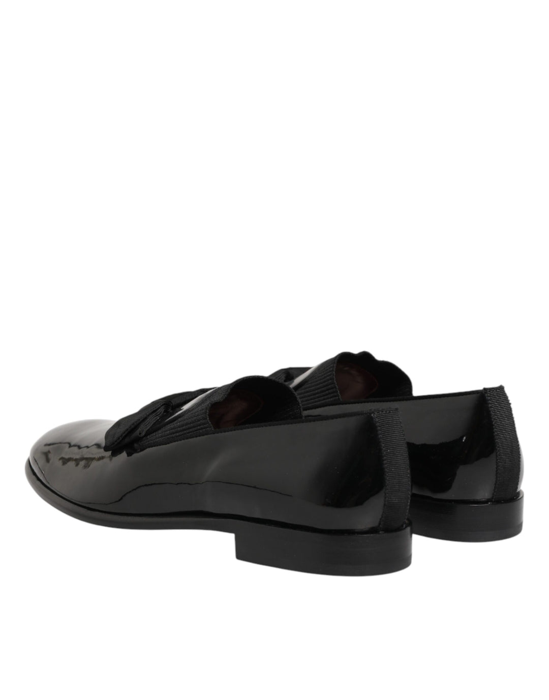 Dolce & Gabbana Black Leather Slip On Dress Men Loafers Shoes by Dolce & Gabbana outlet now on sale