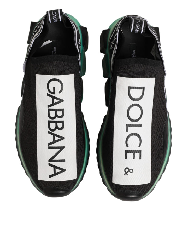 Dolce &amp; Gabbana Sample Sale Dolce &amp; Gabbana Black Slip On Sorrento Men Sneakers Shoes - | Designer outlet