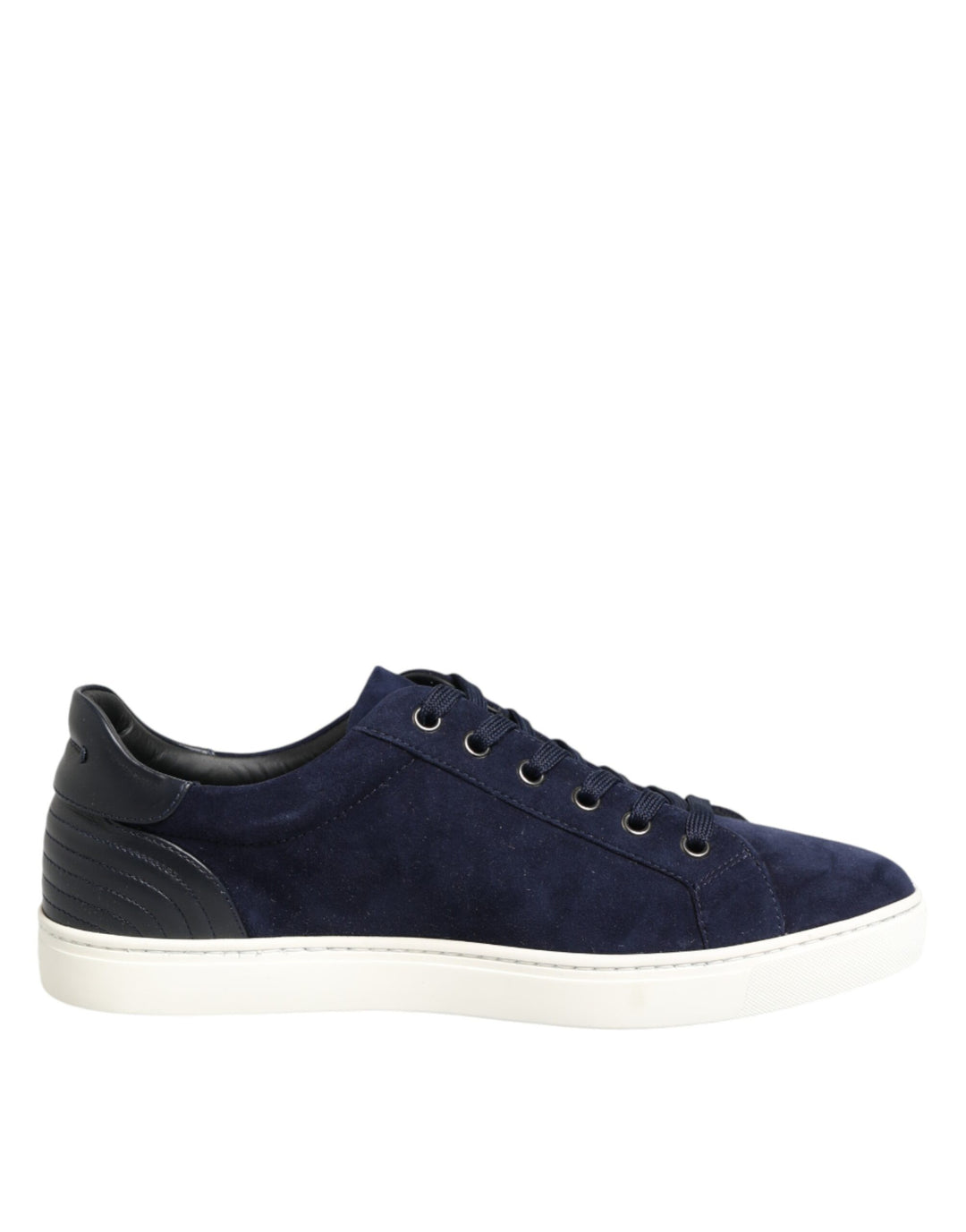 Dolce &amp; Gabbana Sample Sale Dolce &amp; Gabbana Blue Leather Suede Low Top Sneakers Shoes - | Designer outlet