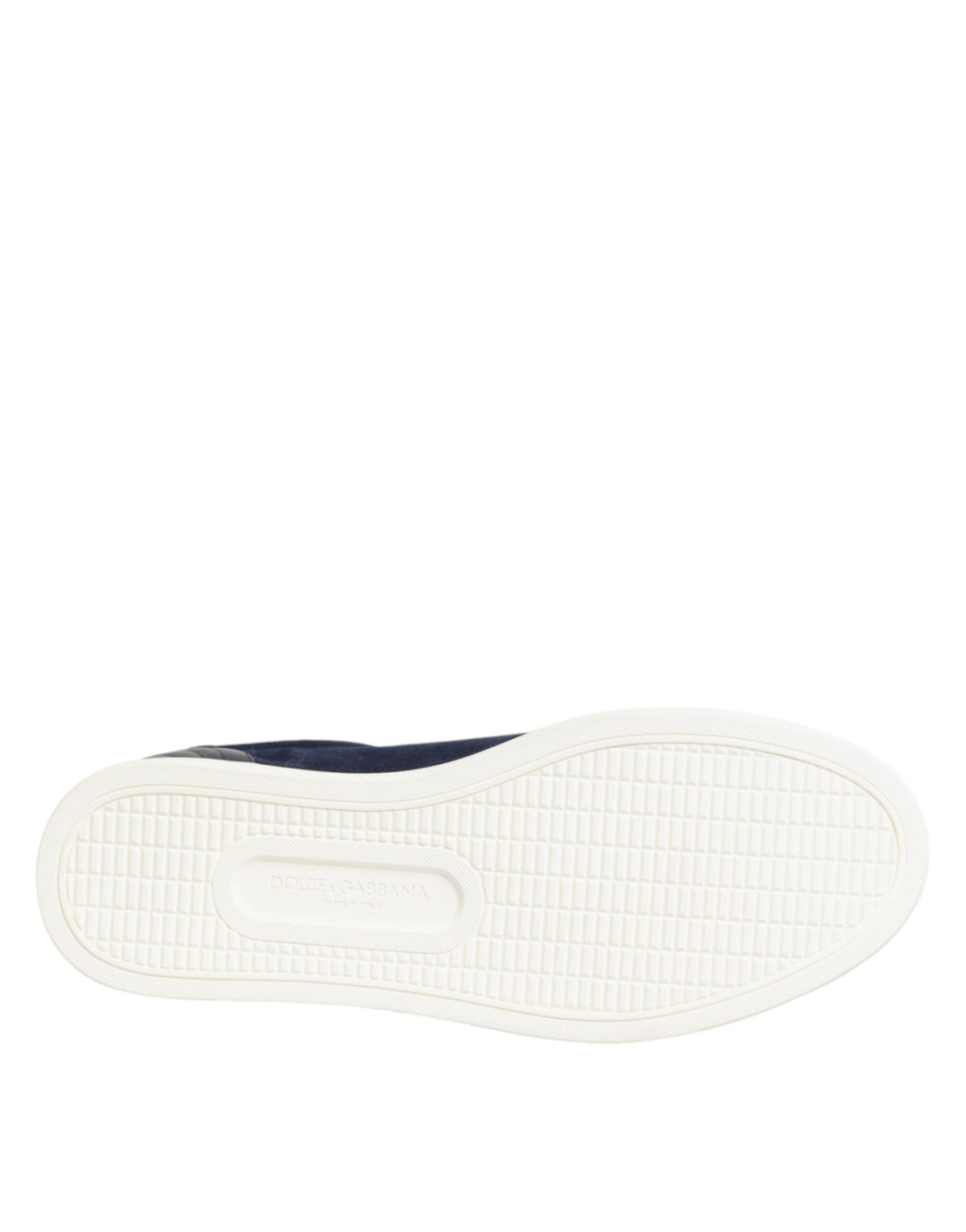 Dolce &amp; Gabbana Sample Sale Dolce &amp; Gabbana Blue Leather Suede Low Top Sneakers Shoes - | Designer outlet