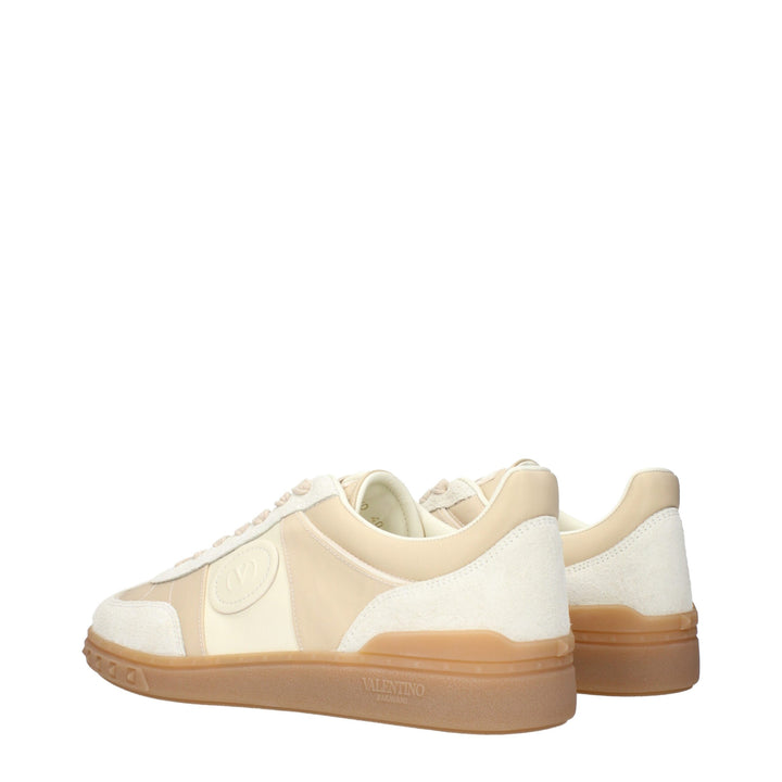 Valentino Garavani Beige Fabric Low Top Sneakers