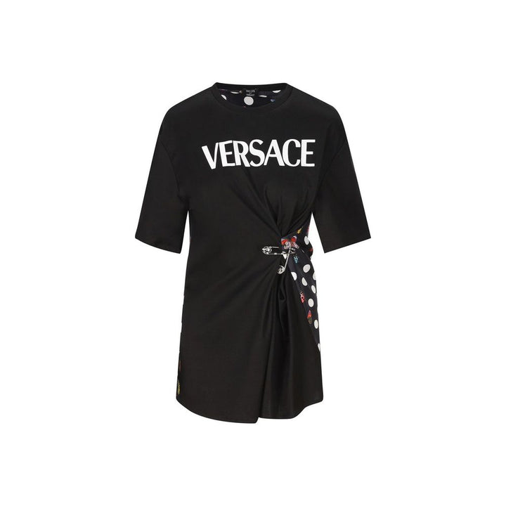 Versace Black Cotton T-Shirt