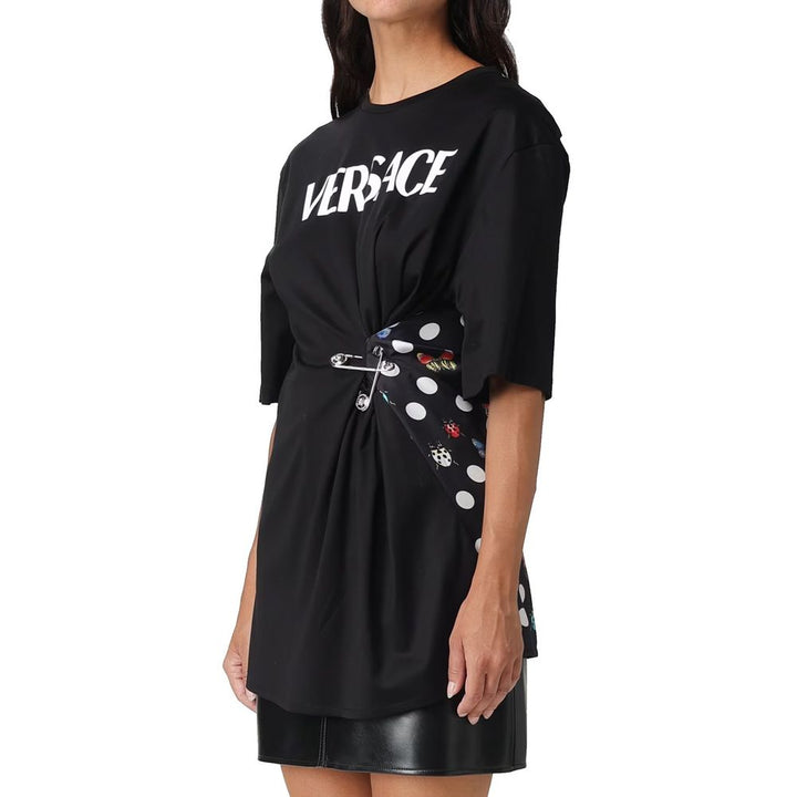 Versace Black Cotton T-Shirt
