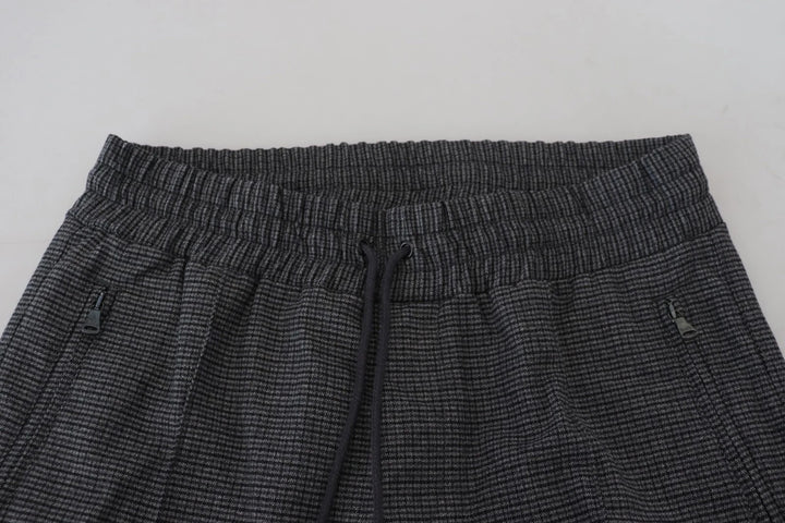 Dolce &amp; Gabbana Gray Striped Wool Skinny Trouser Pants by Dolce &amp; Gabbana outlet now on sale