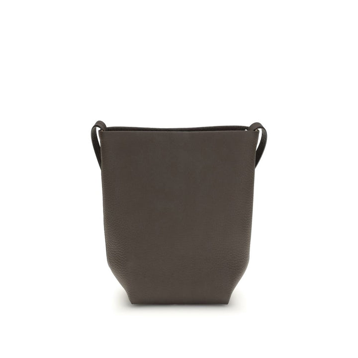 The Row Brown Calf Leather Bos Taurus Shoulder Bag