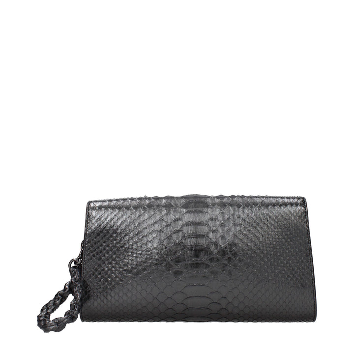 Tom Ford Gray Skin Clutch Bag