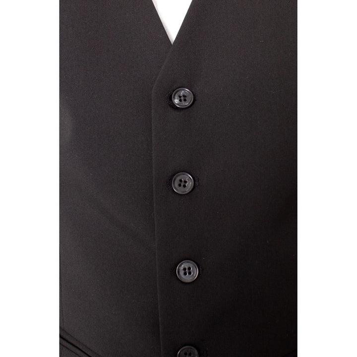 Selected Black Polyester Waistcoat