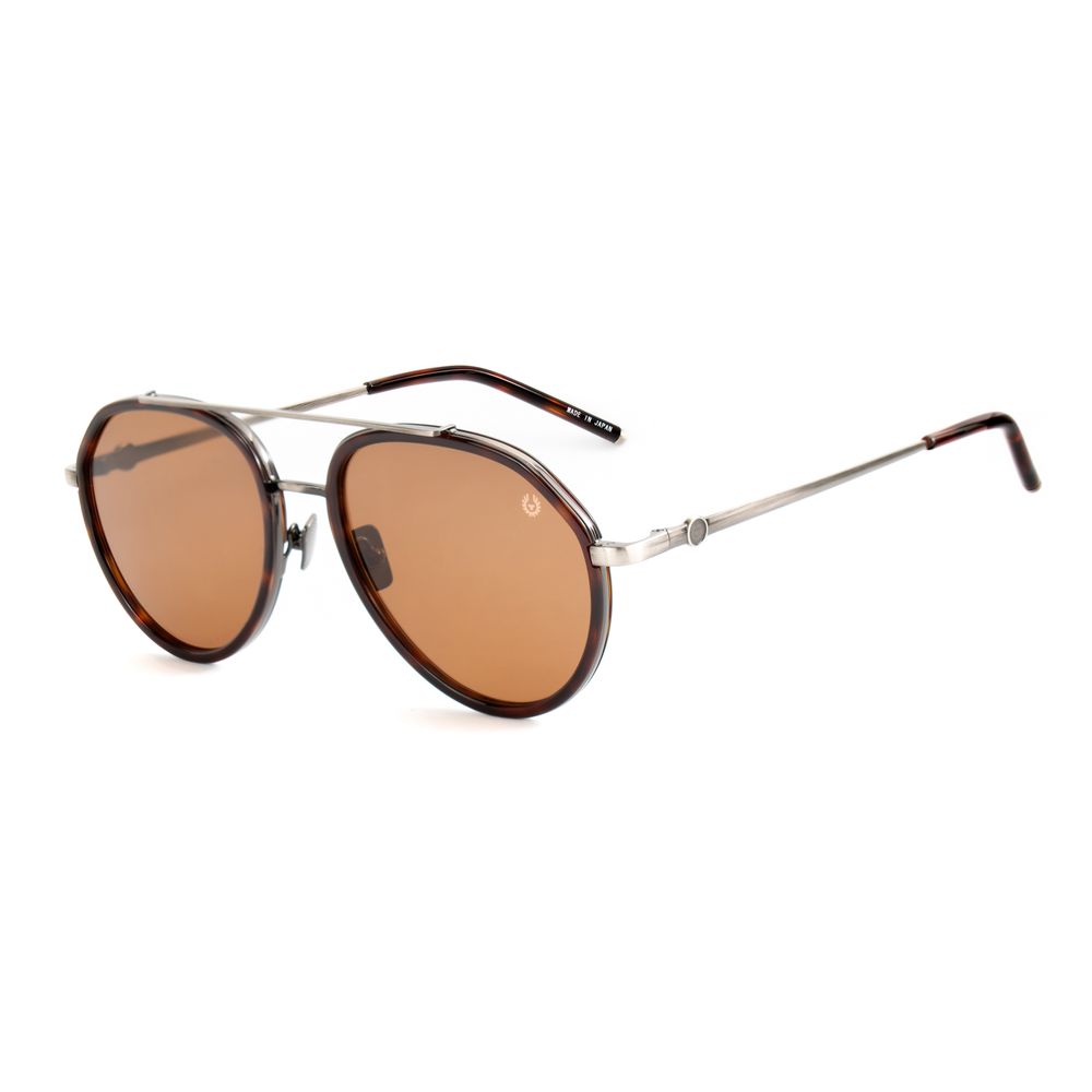 Belstaff Brown Stainless Steel Sunglasses by Belstaff outlet now on sale