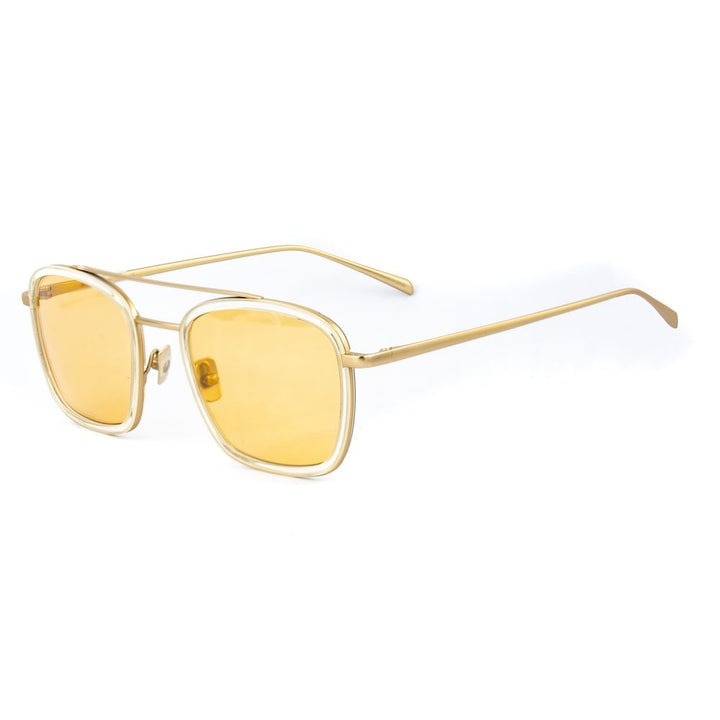 Belstaff Gold Titanium Sunglasses by Belstaff outlet now on sale