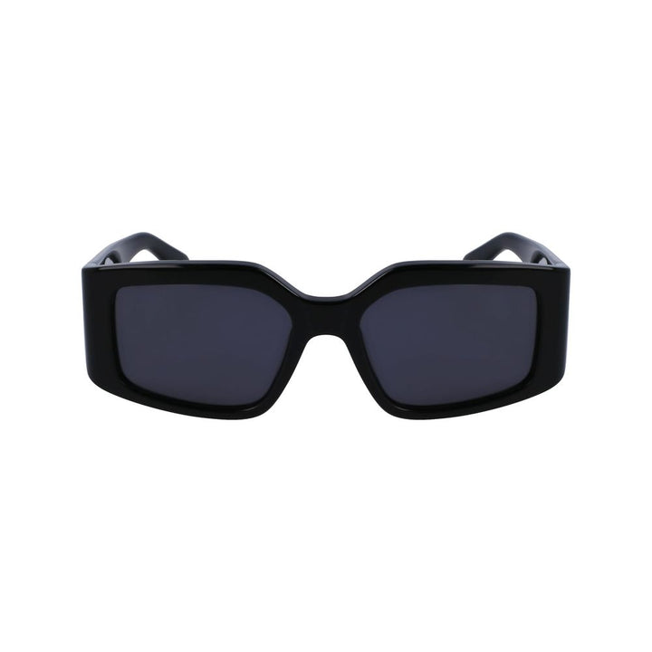 Ferragamo Black Acetate Sunglasses
