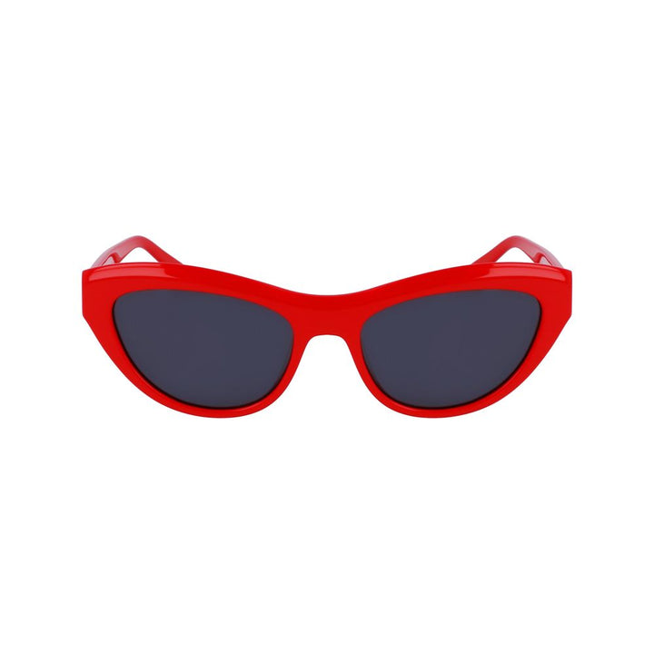 Ferragamo Red Acetate Sunglasses