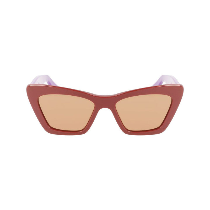 Ferragamo Brown Acetate Sunglasses