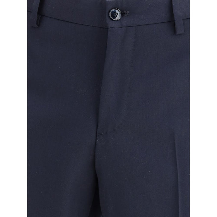 Giorgio Armani Blue Fleece Wool Two-Piece Suit by Giorgio Armani outlet now on sale