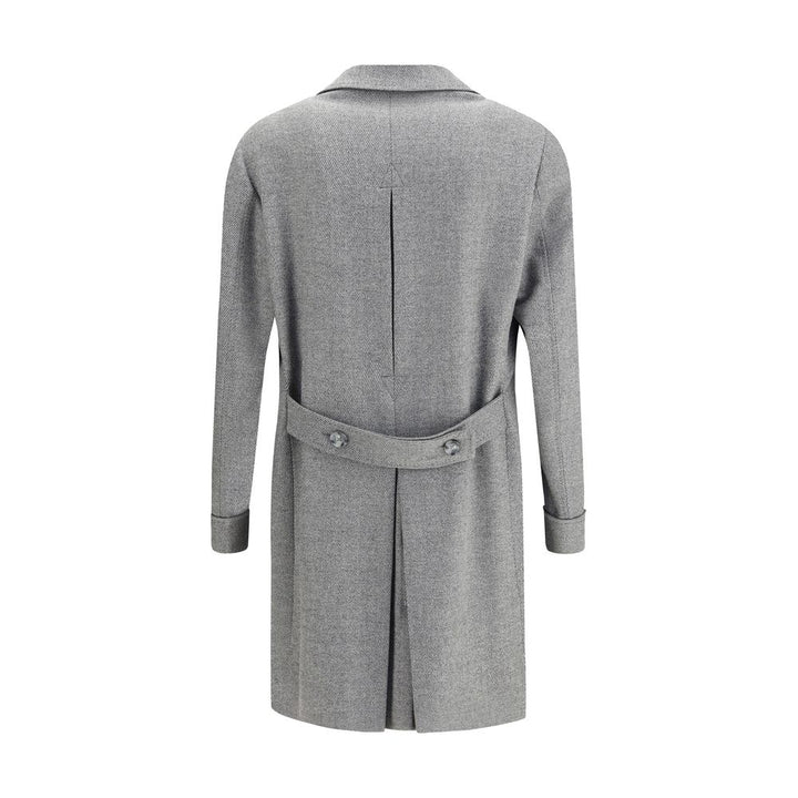 Gi Capri Gray Fleece Wool Coat