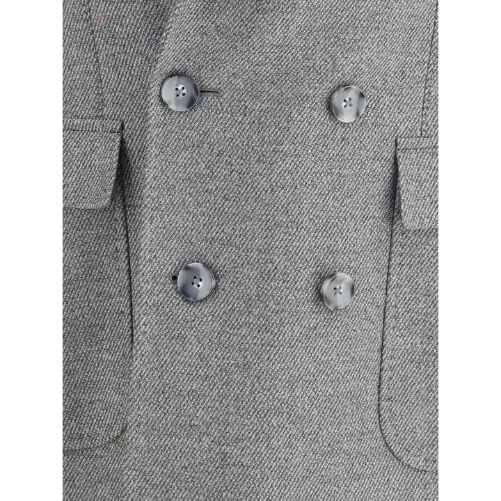 Gi Capri Gray Fleece Wool Coat
