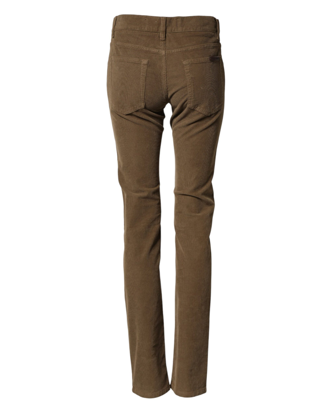 Dolce & Gabbana Brown Cotton Stretch Skinny Men Denim Jeans by Dolce & Gabbana outlet now on sale