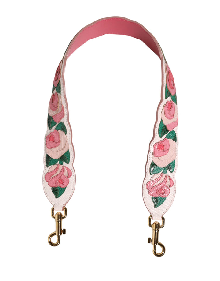 Dolce & Gabbana Strap White Floral Calf Leather Bag Accessory Shoulder by Dolce & Gabbana outlet now on sale