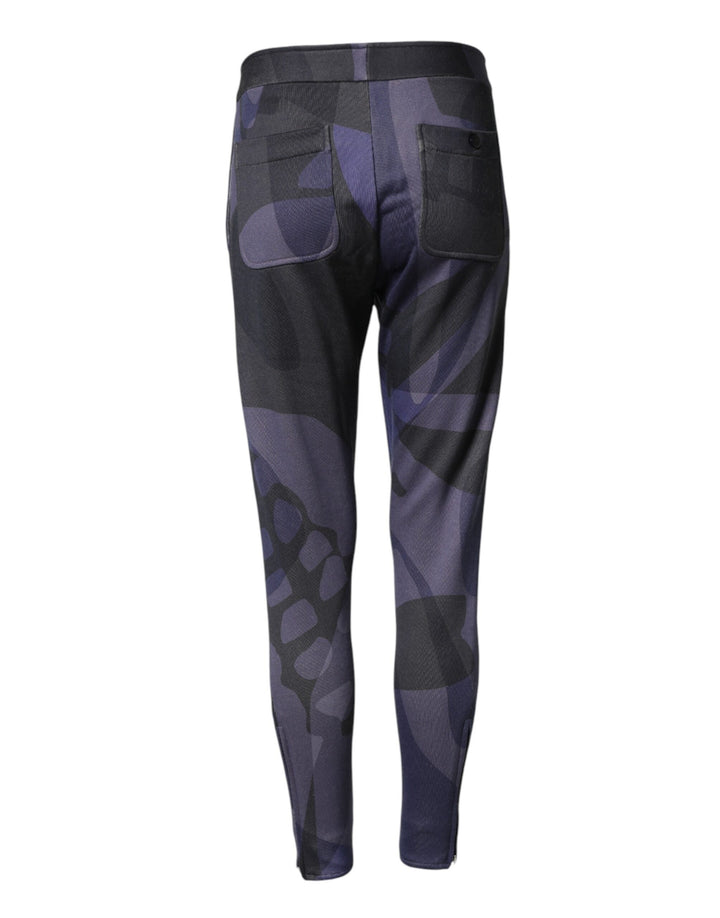 Alexander McQueen Multicolor Patterned Tapered Fit Men Pants