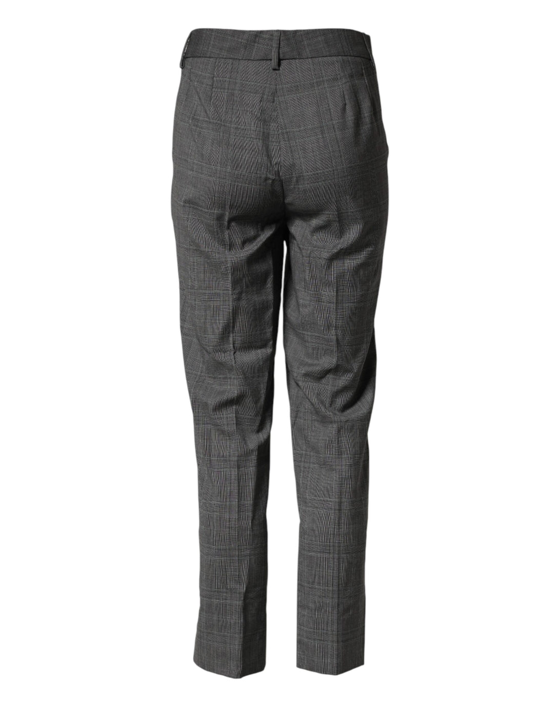Dolce &amp; Gabbana Sample Sale Dolce &amp; Gabbana Dark Gray Check Tartan VirginWool Dress Pants - | Designer outlet
