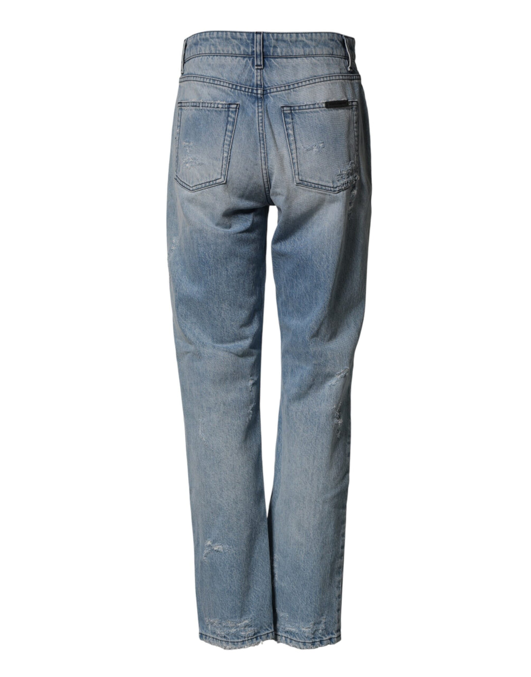 Dolce & Gabbana LightBlue Ripped Washed BOYFRIEND Denim Jeans by Dolce & Gabbana outlet now on sale