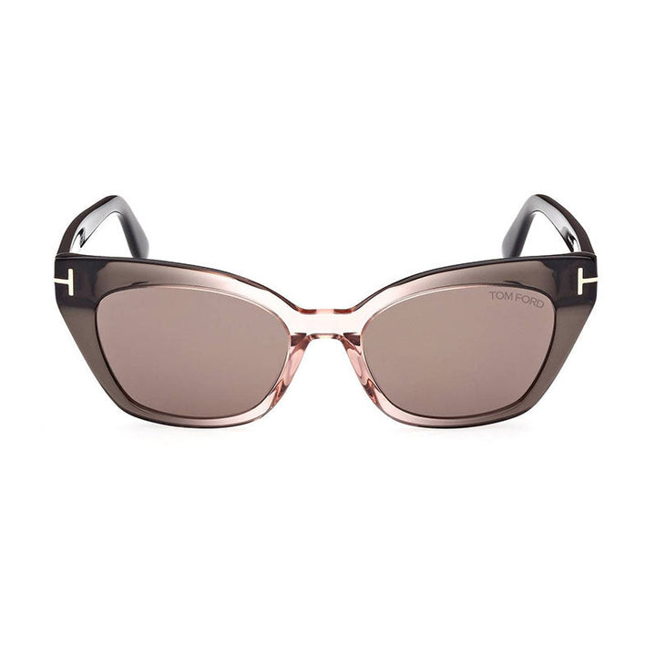 Tom Ford Sunglasses Square Full Rim, Grey to Pink Gradient Frame and Roviex Lens FT103120J