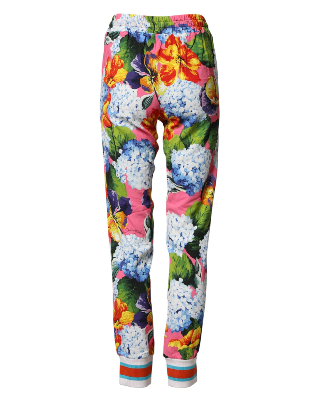Dolce &amp; Gabbana Sample Sale Dolce &amp; Gabbana Multicolor Floral Mid Waist Jogger Pants - | Designer outlet